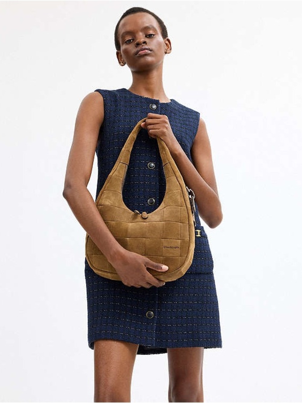NWT Coachtopia Alter/Ego Suede Shoulder Bag - Picture 5 of 12